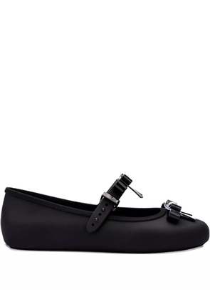 Melissa bow-embellished ballerinas - Black