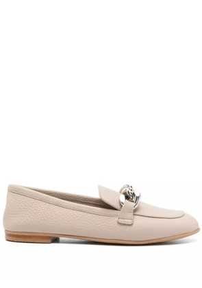 Casadei chain-detail loafers - Neutrals