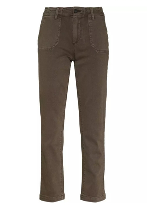 PAIGE Myslie mid-rise straight-leg jeans - Green