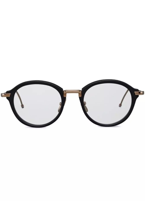 Thom Browne Eyewear round-frame glasses - Black