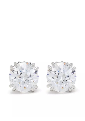 Swarovski Stilla stud earrings - White
