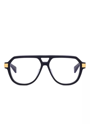 Balmain Eyewear pilot-frame glasses - Black