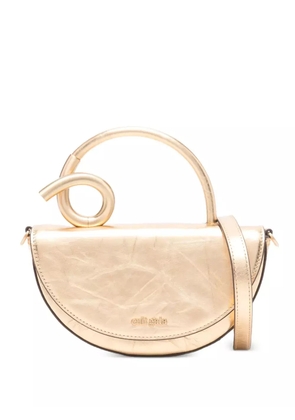 Cult Gaia Azariah Nano half moon crossbody - Gold