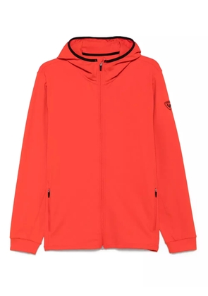 Rossignol rubberised-logo hoodie - Orange