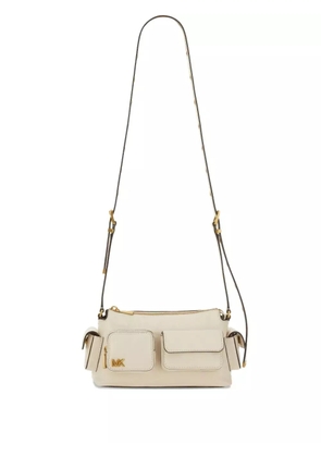 Michael Michael Kors small Dakota pocket leather cross body bag - Neutrals