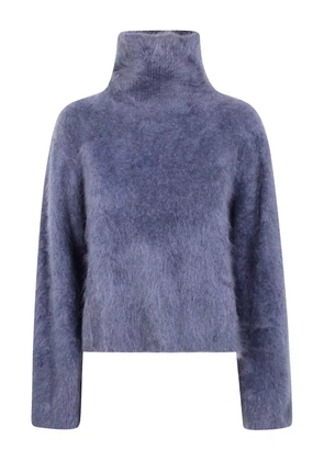 Lisa Yang The Floren high-neck brushed sweater - Blue