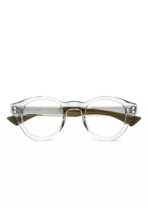 Saint Laurent Eyewear round-frame glasses - White