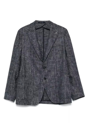 Tagliatore check-print blazer - Blue