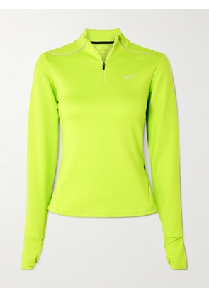 Nike - Swift Printed Half-zip Top - Yellow - xx small,x small,small,medium,large,x large,xx large