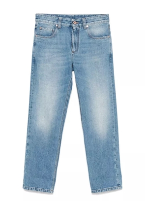 Brunello Cucinelli turn-up hem jeans - Blue