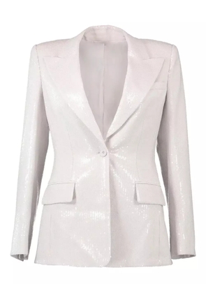 Michael Kors Collection Georgina sequin-embellished single-breasted blazer - Neutrals