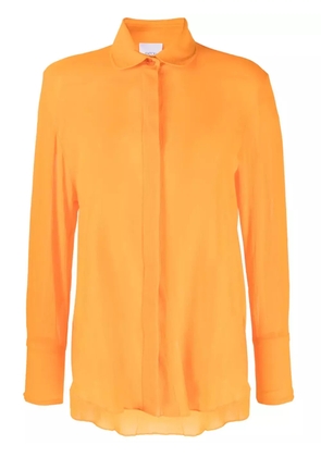 Patou Painter textured cotton shirt - Orange