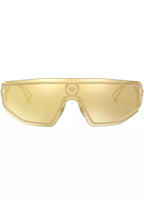 Versace Eyewear V-Powerful shield sunglasses - Gold