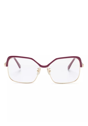 Marni Eyewear square-frame two-tone glasses - Red