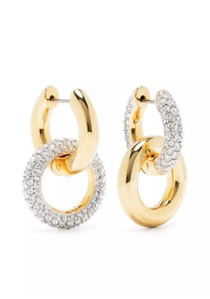 Swarovski Dextera crystal-embellished earrings - Gold