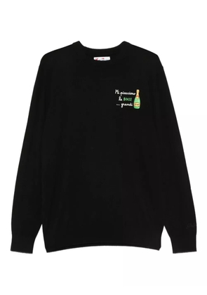 MC2 Saint Barth Embroidery Crew Neck Jumper - Blue