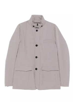 Herno high-neck buttoned jacket - Grey