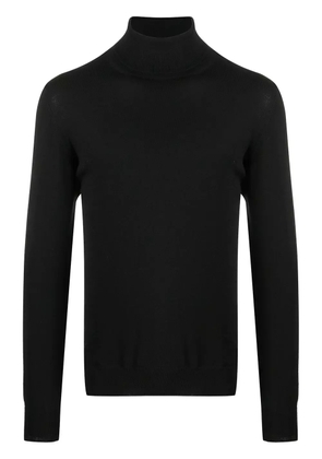 Fileria ribbed roll-neck jumper - Black