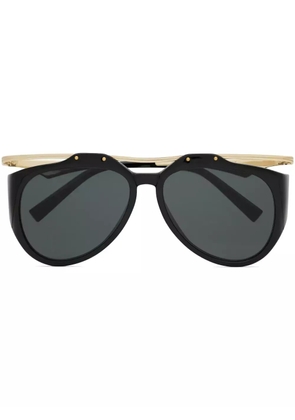Saint Laurent Eyewear Amelia pilot-frame sunglasses - Black
