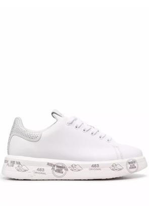 Premiata Belle crystal-back sneakers - White