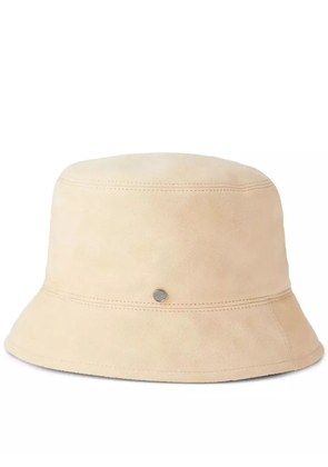 Maison Michel Axel reversible leather bucket hat - Neutrals