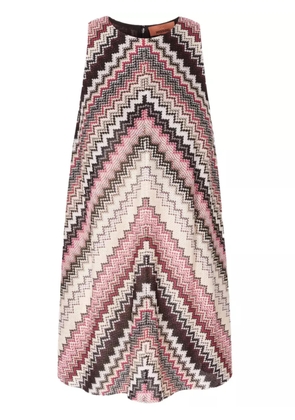 Missoni A-line mini dress - Pink