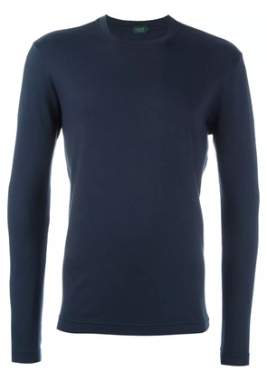 Zanone classic sweatshirt - Blue
