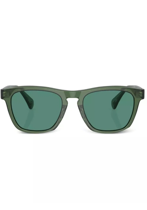 Oliver Peoples R-3 wayfarer-frame sunglasses - Green