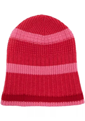 Barrie striped beanie hat - Pink