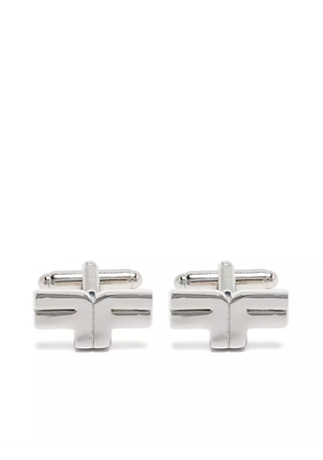 FURSAC logo-plaque cufflinks - Silver