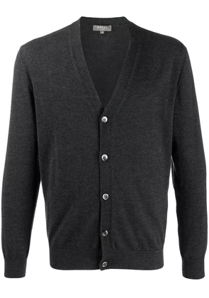 N.Peal Gents fine-knit cardigan - Grey