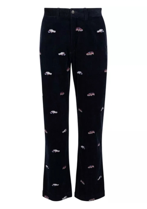 Palace x Ralph Lauren GTI embroidered corduroy trousers - Blue