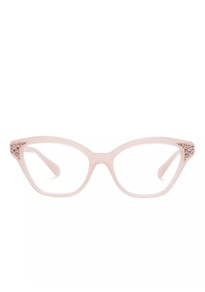 Swarovski Eyewear crystal-embellished glasses - Pink