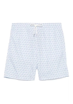 Paul & Shark graphic-print swim shorts - Blue