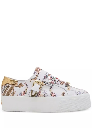 Camilla x Superga 2790 leather sneakers - White