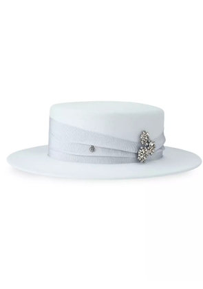 Maison Michel Kiki wool fedora - Blue