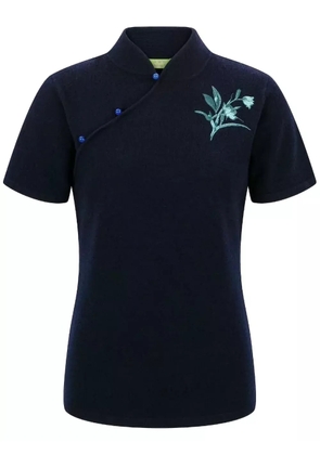 Shanghai Tang Qipao top - Blue