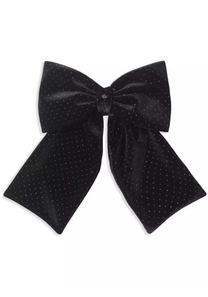 Maison Michel Mini Wicole bow hair clip - Black