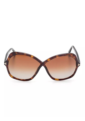 TOM FORD Eyewear Rosemin sunglasses - Brown