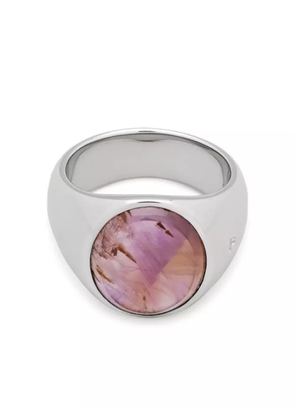 Tom Wood Oval Sakura ring - Silver