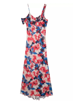 Patrizia Pepe floral-print maxi dress - Blue