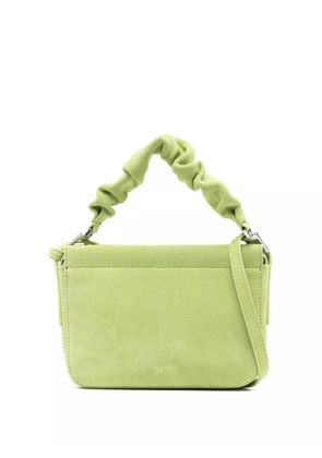 Yu Mei Scrunchie Vi suede crossbody bag - Green