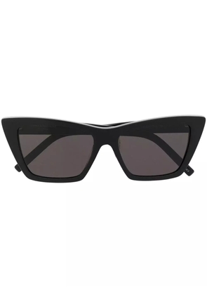 Saint Laurent Eyewear logo-print sunglasses - Black