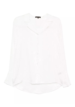 Kiki de Montparnasse long handcuff jacquard pyjama top - White