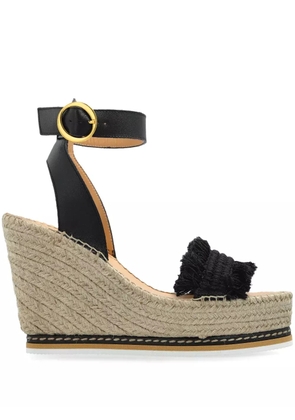 Odissì wedge espadrilles - Black
