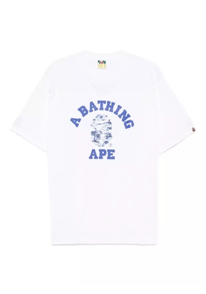 A BATHING APE® logo-printed T-shirt - White