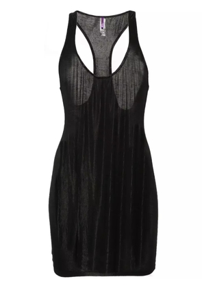 Maison Close La Femme Amazone ribbed minidress - Black