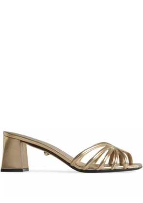 Alevì leather sandals - Gold