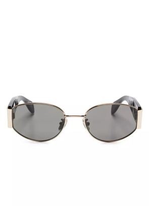 Retrosuperfuture oval-frame sunglases - Black