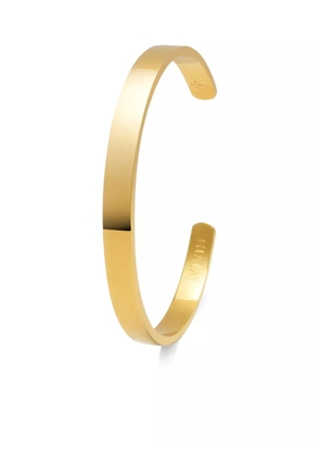 Nialaya Jewelry logo-engraved bracelet - Gold